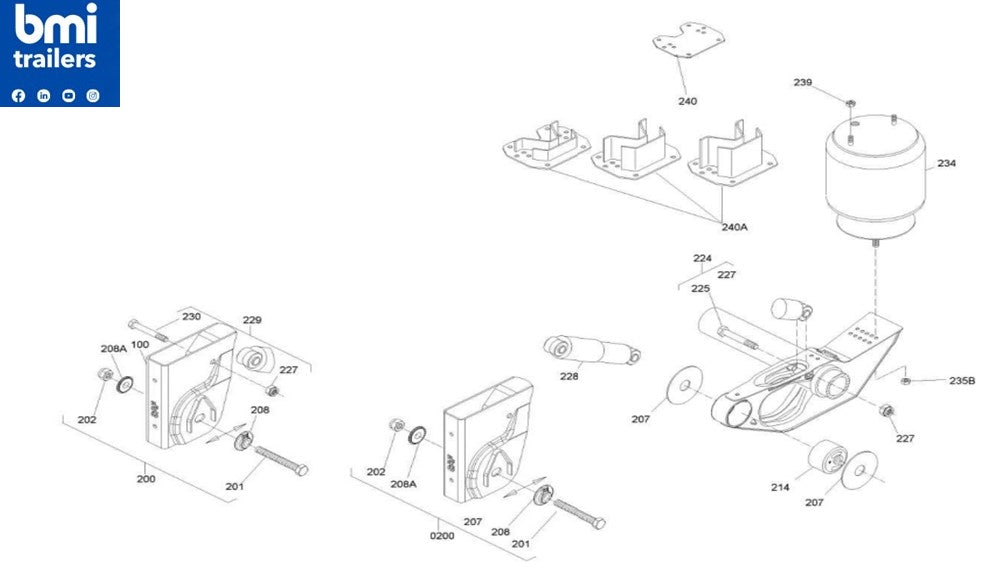 2183082702 ----- Hanger bracket item 100