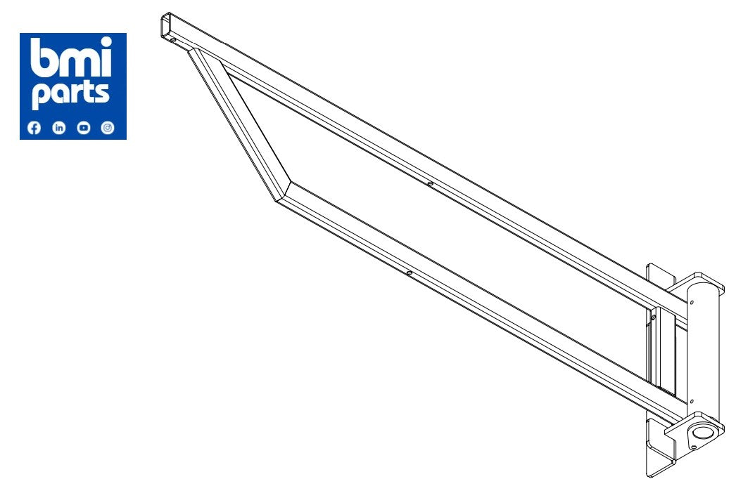 AW 26690 ----- Aw Lhs Rear Armm Assy (100x100 Top Rail)