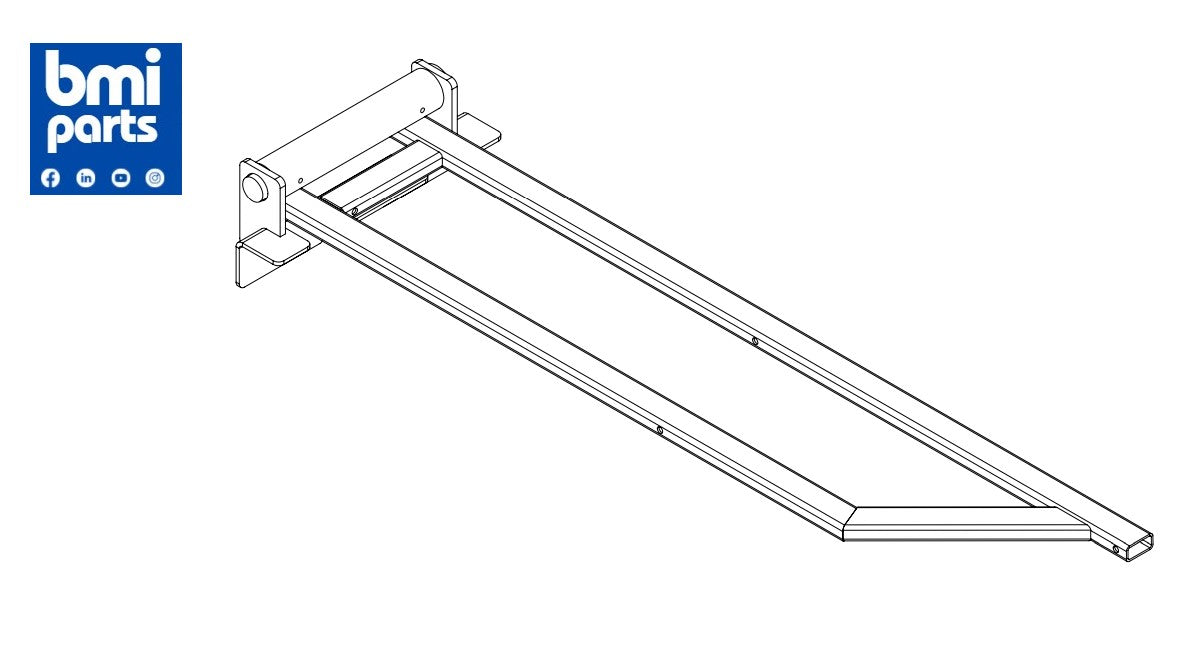 AW 26693 ----- Aw Rhs Rear Arm Assy (100x100 Top Rail)