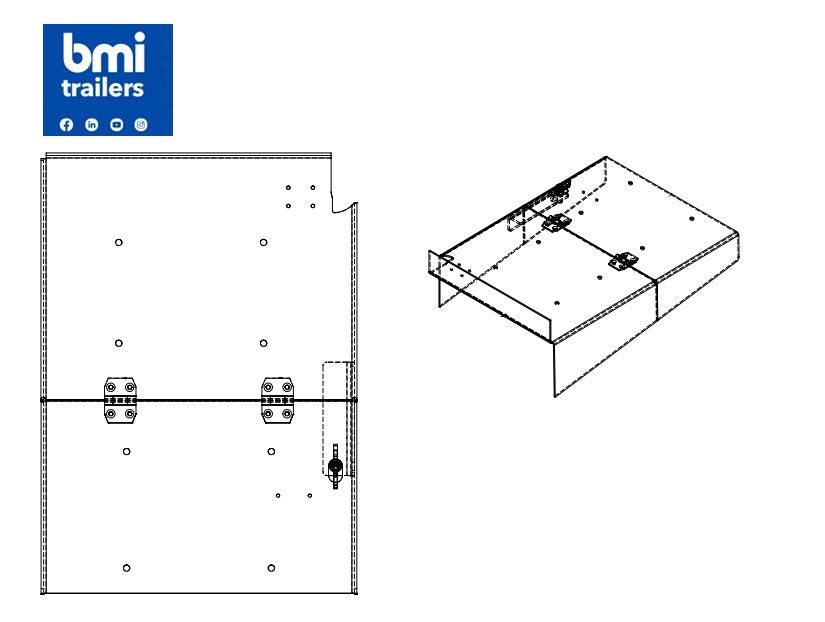 AW 26718 ----- AW HINGED MUDGUARD REAR RHS ASSY.