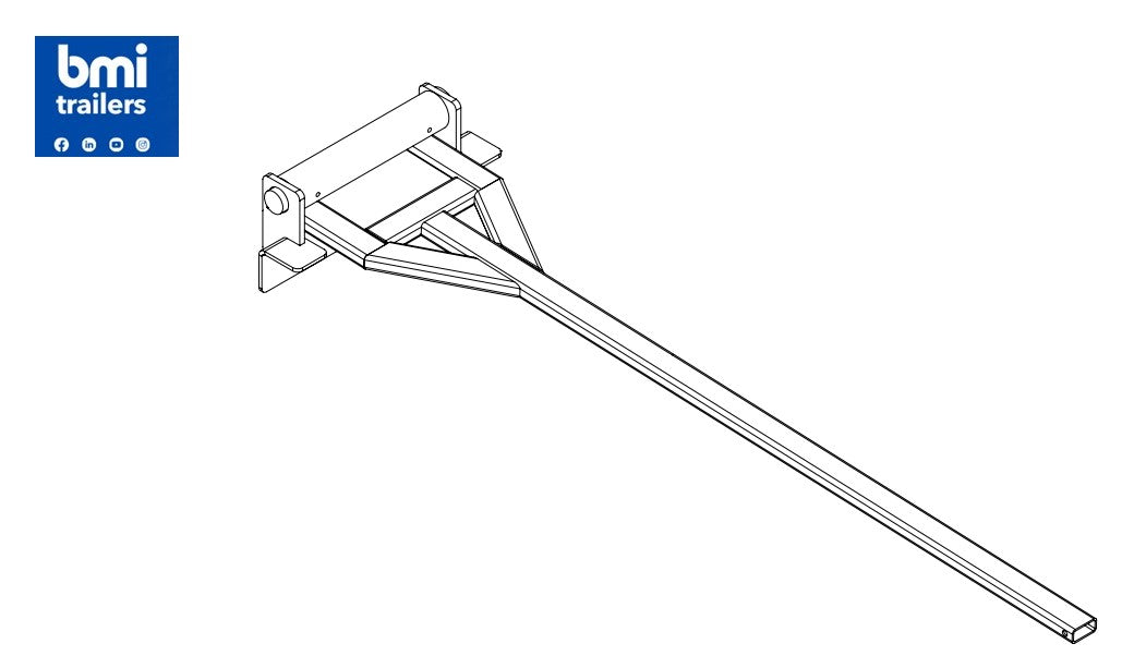 AW 27523 ----- AW SHEETER MIDDLE ARM ASSY ( EXTENDED / 100X100 TOP RAIL )