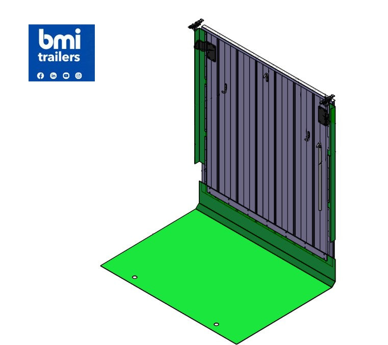 AW 27924 ----- AW 130YRD FLAT FLOOR VERTICAL PLANKS (ALMET TOP RAIL)