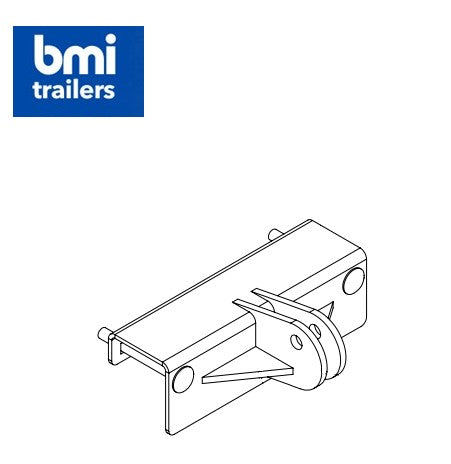 AW 28021 ----- AW BOWED TIE BAR SADDLE ALMET TOP RAIL