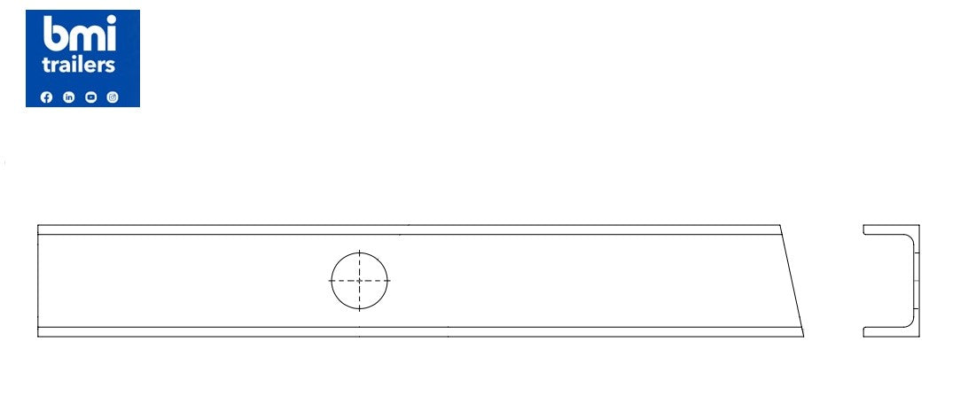 EJ 20122 ----- 110YD EJECTOR DOOR L/H SIDE CHANNEL