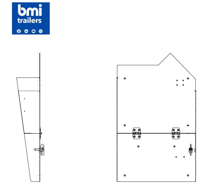 EJ 27468 ----- EJECTOR FOLDING REAR MUDFLAP RH ASSY