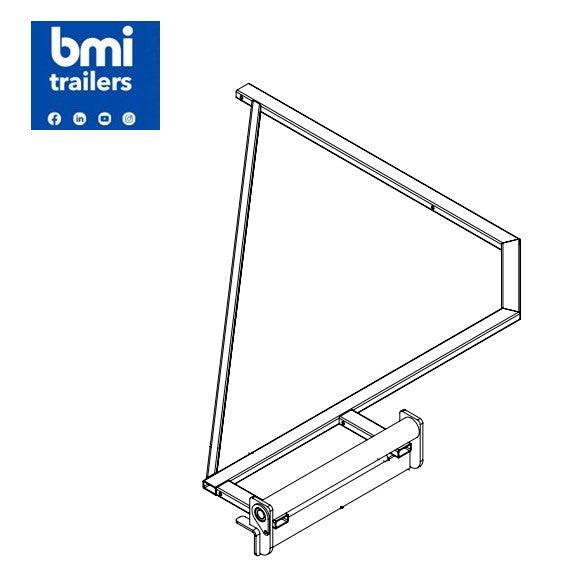 EJ 27502 ----- EJ PERTH & KINROSS LH REAR SHEETER ARM (AUTO GREASER)