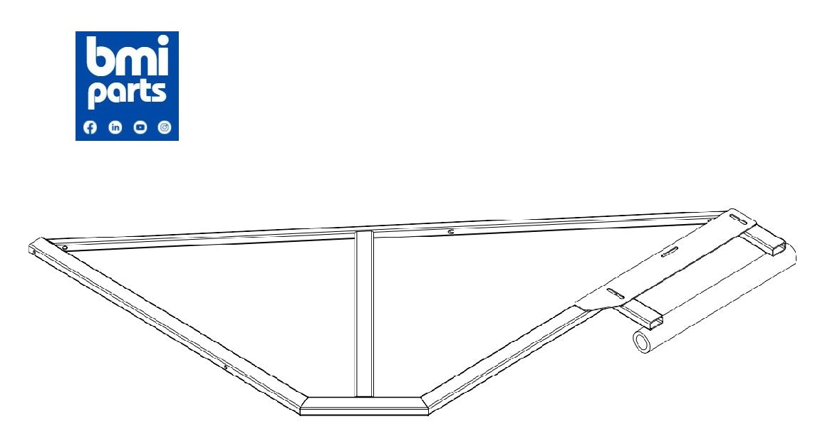 EJ 27745 ----- EJ LH REAR ARM ASSY (REINFORCED)