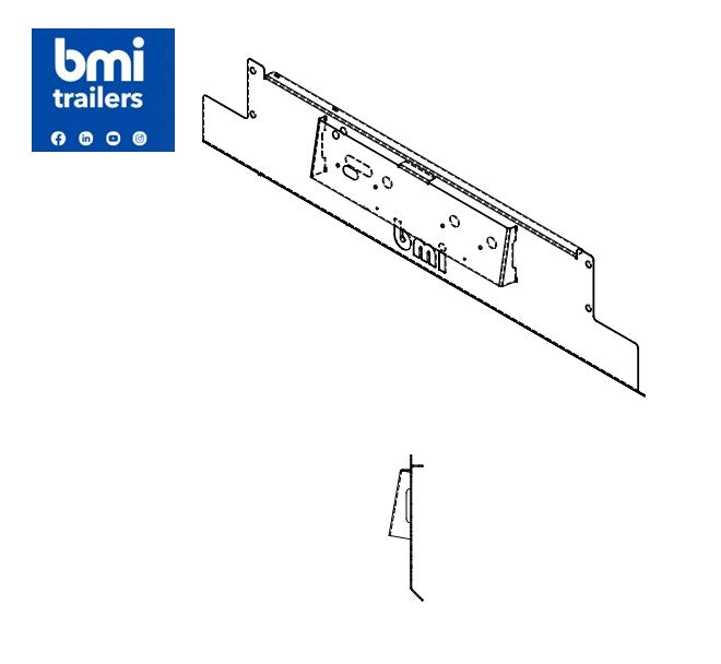 EJ 28071 ----- EJ HALFPIPE EJECTOR REAR CRASHBAR INFILL ASSY.