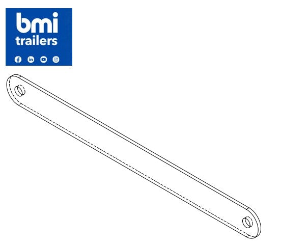 EJ 36387 ----- EJ HALF PIPE EJECTOR HYD. SKID PLATE STRUT (EXTENDED)
