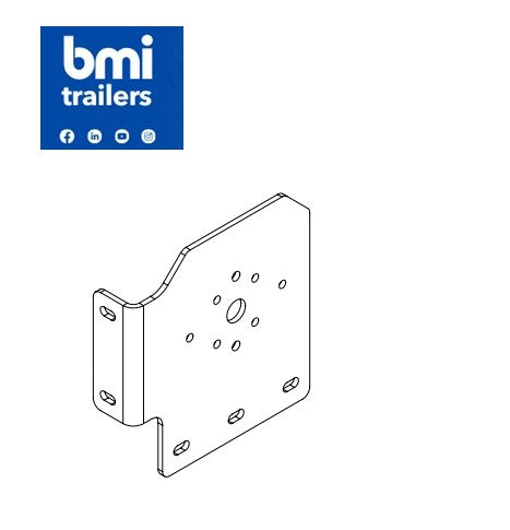 EJ 36455 ----- EJ HALF PIPE EJECTOR BULLET COVER BOLT ON ROLLER SPOOL LH BRACKET