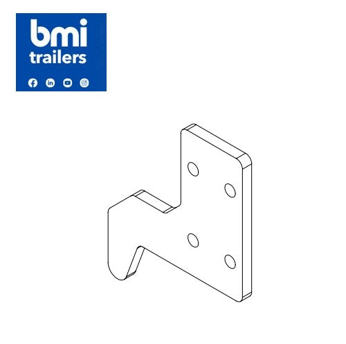 EJ 45321 ----- EJ HALF PIPE EJECTOR BOLT ON DOOR FINGER (NARROW BODY)