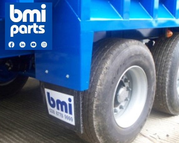 HW 0555 ----- MUDFLAP NEW BMI LOGO 105X40