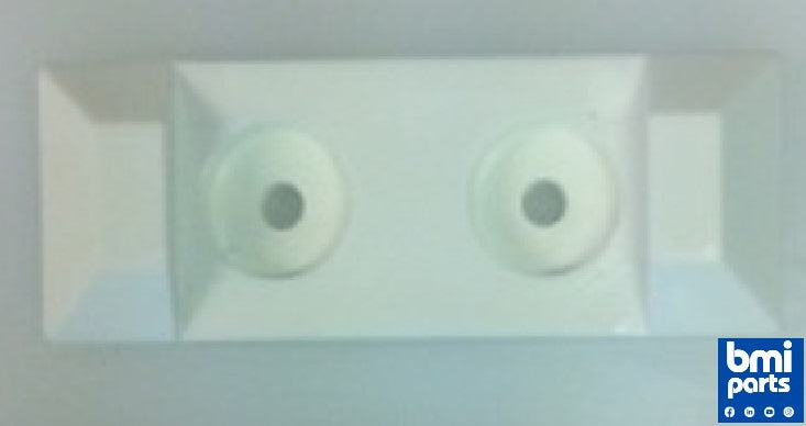 HW 1069 ----- PLASTIC STRAP PROTECTORS WHITE