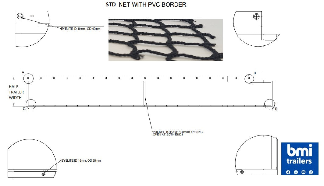 HW 0871 ----- EJ HYD 1/2 NET (20x20 MESH)