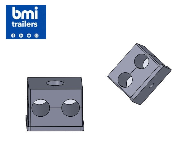 HY 1409 ----- 12mm TWIN CLAMP COMPLETE