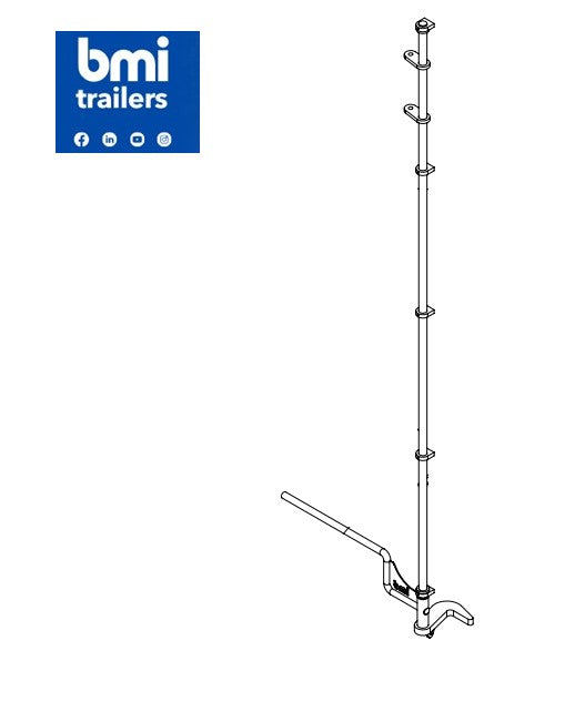 TT 20109 ----- TT HARDBOX TIPPER 90YRD LOCKING BAR ASSY. LH (EURO HEIGHT)