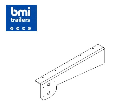 TT 40106 ----- TT FRONT MARKER LIGHT RH ALUM. ARM