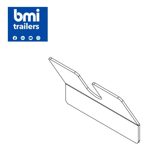 TT 55087 ----- TT SHOVEL BRACKET ALUM