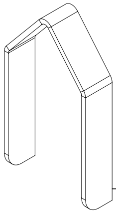 AW 41031 ----- Front Marker Light Steel Guard (Aspock Light)
