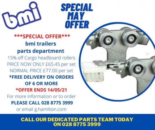 Bmi Parts Department's Spring Offer