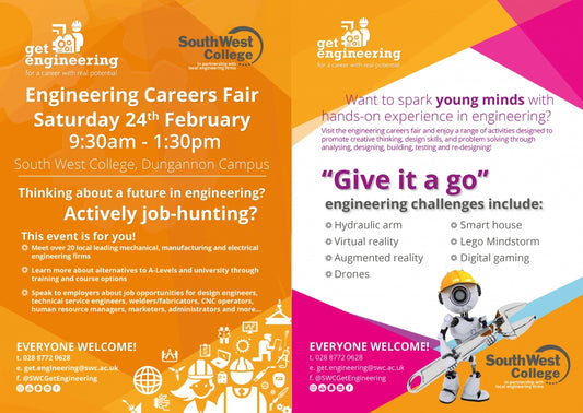 Engineering Careers Fair Event, Sat 24th Feb!