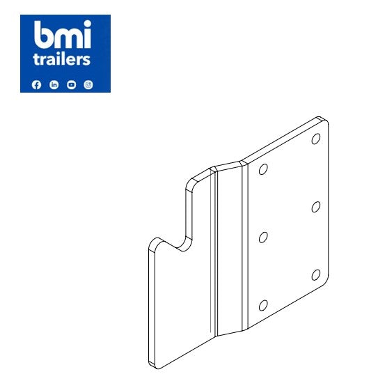 AW 20625 ----- AW HYD DOOR LATCHING  PLATE (LHS)