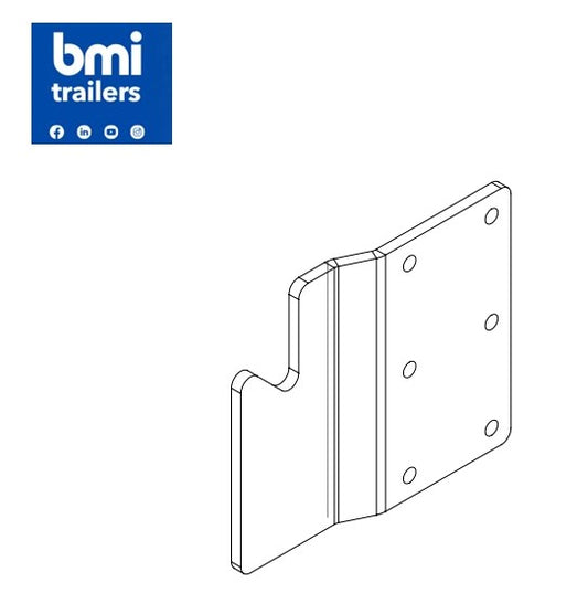 AW 20625 ----- AW HYD DOOR LATCHING  PLATE (LHS)