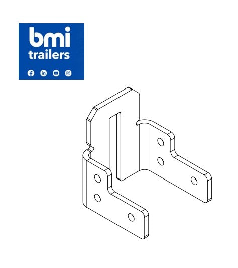 AW 21561 ----- AW DOOR OVERCENTRE HOOK STEEL GUIDE PLATE