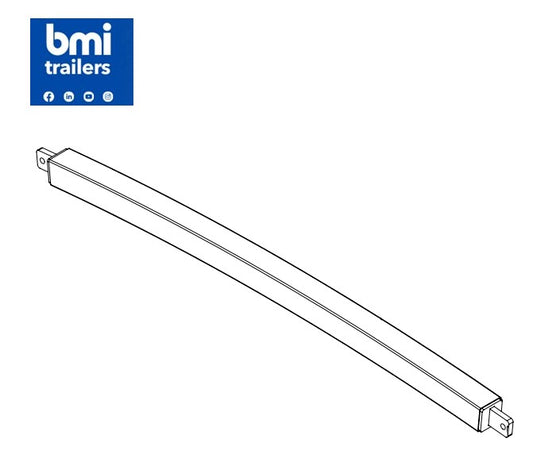 AW 26247 ----- AW 76MM BOWED TIE BAR ASSY (100x100 STEEL TOP RAIL)