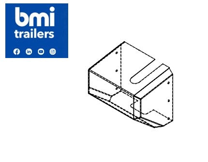 AW 27262 ----- AW FRONT MOUNTED CLEAN SWEEP WINCH COVER ASSY ALUM