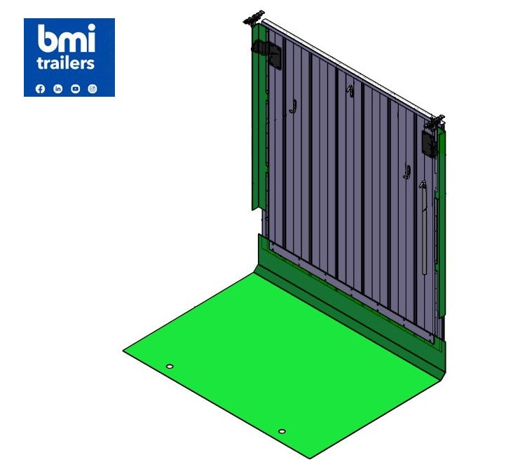 AW 27881 ----- AW 140YRD³ ALUMINIUM BULKHEAD ( ALMET TOP RAIL / 4605mm LOADING HEIGHT )