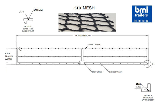 AW 41786 ----- 20mm Standard Netting