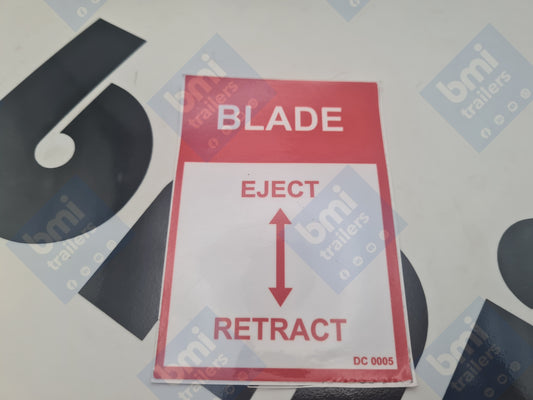 DC 0005 ----- Blade (Eject/Retract) (70w x 100h x 1c)