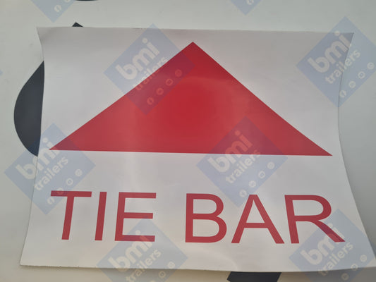 DC 0053 ----- Tie Bar Decal (200w x 100h x 1c)