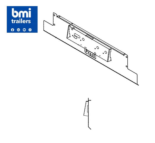 EJ 28071 ----- EJ HALFPIPE EJECTOR REAR CRASHBAR INFILL ASSY.