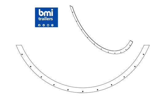 EJ 50494 ----- ROCKPUSHER BLADE SCRAPER RETAINER PLATE -TOP MIDDLE SECTION