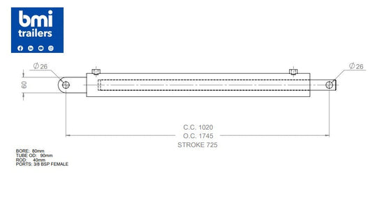 EJ 20110 ----- Door Ram