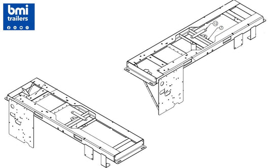 EJ 27865 ----- Ejector Folded Engine Skid (Wider Flange)