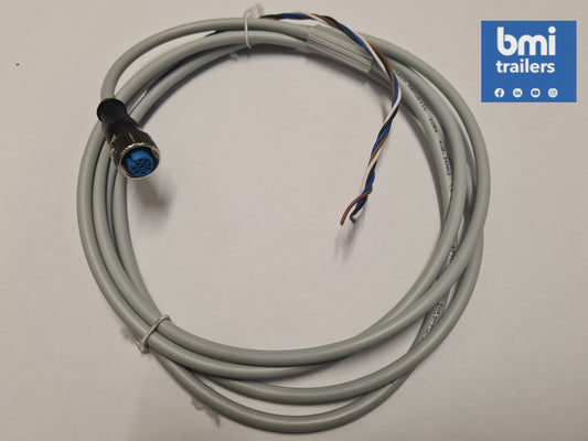 HW 3009 ----- FEMALE M12 SENSOR ACTUATOR CABLE (4 CORE) 2M YF2A14-020VB3XLEAX