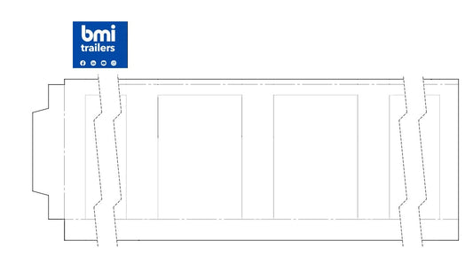 HW 5317 ----- AW MANFREIGHT FLAT ROLL OVER COVER (NO MID. TUBE)