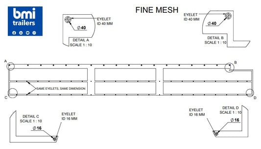 HW 5409 ----- EJ HYD 1/2 NET (FINE MESH/ P&K SHEETER)