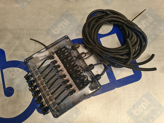 PN 0159 ----- SOLENOID BOX WITH 8 SOLENOIDS AND AIR FILTER