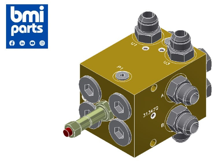 SP 7089 ----- Control Valve Assy Electric 6-port