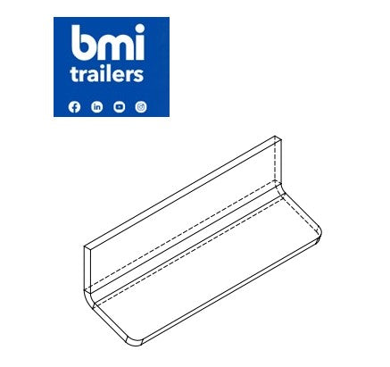 SW 25156 ----- SW BARN DOOR LOCKING BAR CATCH PLATE (WELD ON)