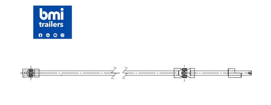 TT 25358 ----- TT HARDBOX 90YRD  MANUAL 1/2 NET DRIVE SHAFT ASSY.