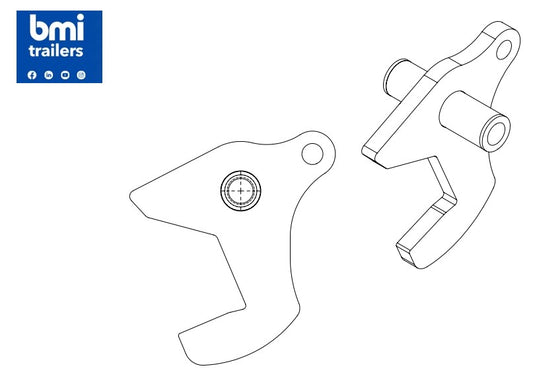 TT 25594 ----- AIR RAM LEVER (80mm BORE RAM)