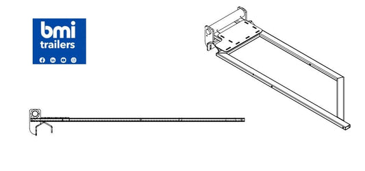 TT 25361 ----- Tt Hardbox Lh Rear 1,2 Net Arm With Hinge Assy